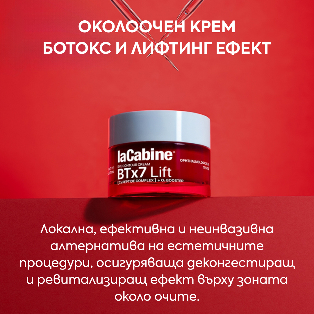 Околоочен крем с ботокс и лифтинг ефект със 7 вида пептида 15 мл