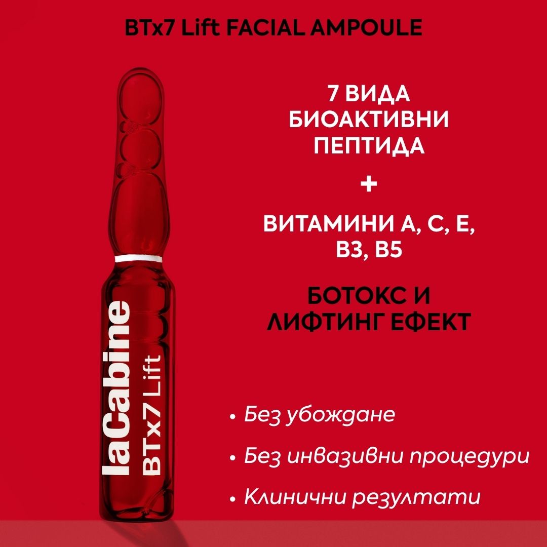 Ампула за лице с ботокс и лифтинг ефект със 7 вида пептида 2 мл